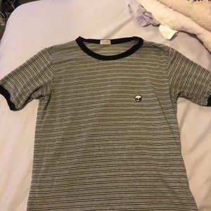Brandy Striped alien shirt